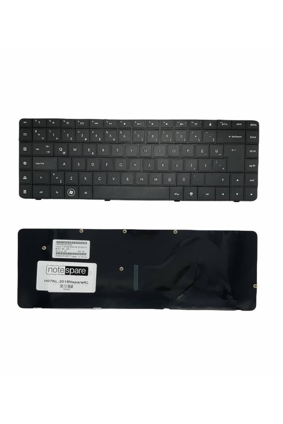 Hp ile Uyumlu Compaq Presario CQ56-103ST (LC679EA), CQ56-152ST (XM674EA) Notebook Klavye Siyah TR