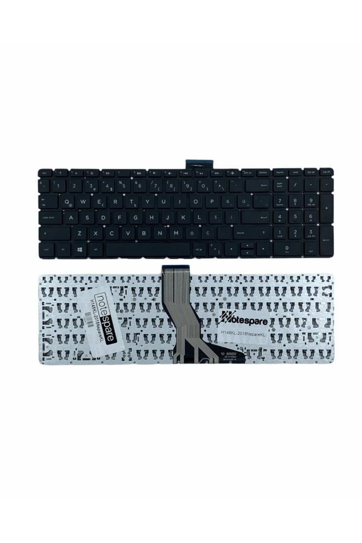 Hp ile Uyumlu 250 G6 (3GH64Es), 250 G6 (3GJ45Es), 250 G6 (3QM21EA) Klavye Siyah TR