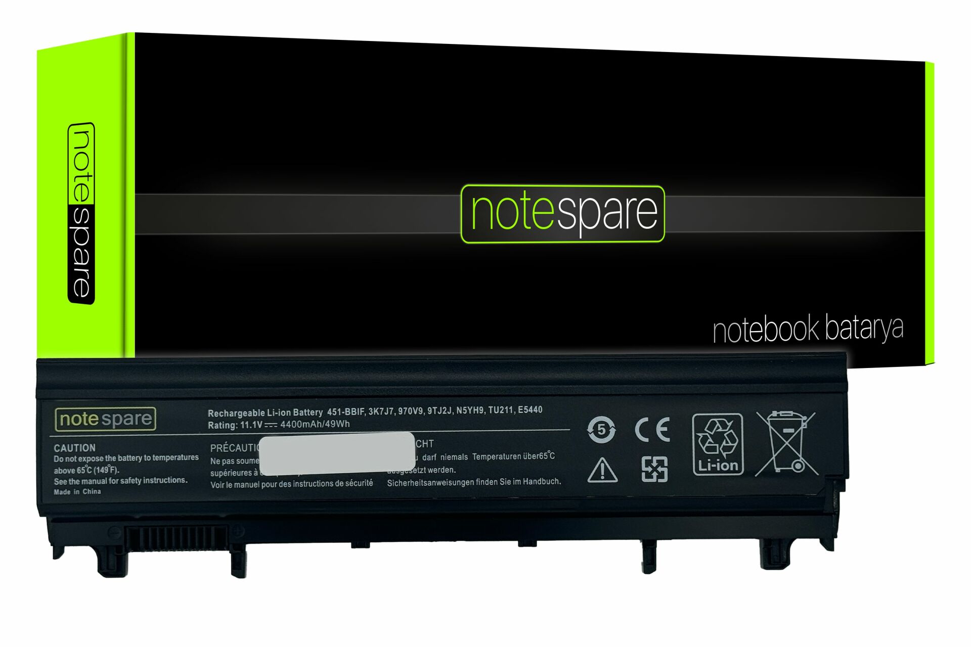 Dell ile Uyumlu Latitude CA003LE55406MEDNA, CA005LE55402EDB Notebook Batarya Pil