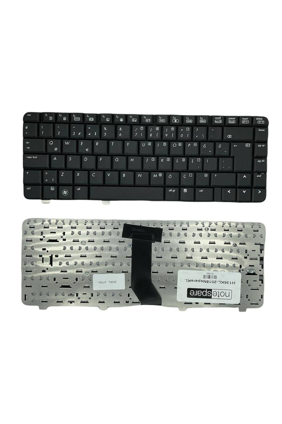 Hp ile Uyumlu Compaq 6520s, 6720s, 6720s (GR646EA) Notebook Klavye Siyah TR
