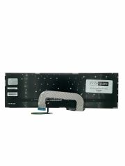 Asus ile Uyumlu VivoBook Pro 17 X705QA, 17 X705QR, 17 X705UB Notebook Klavye Işıklı Siyah TR