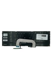 Asus ile Uyumlu VivoBook Pro 17 X705UQ, 17 X705UV Notebook Klavye Işıklı Siyah TR