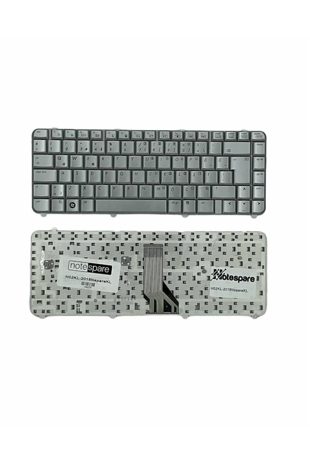 Hp ile Uyumlu AEQT6A00250, AEQT6E00210, AEQT6F00220, AEQT6G00250 Notebook Klavye Gümüş Gri TR