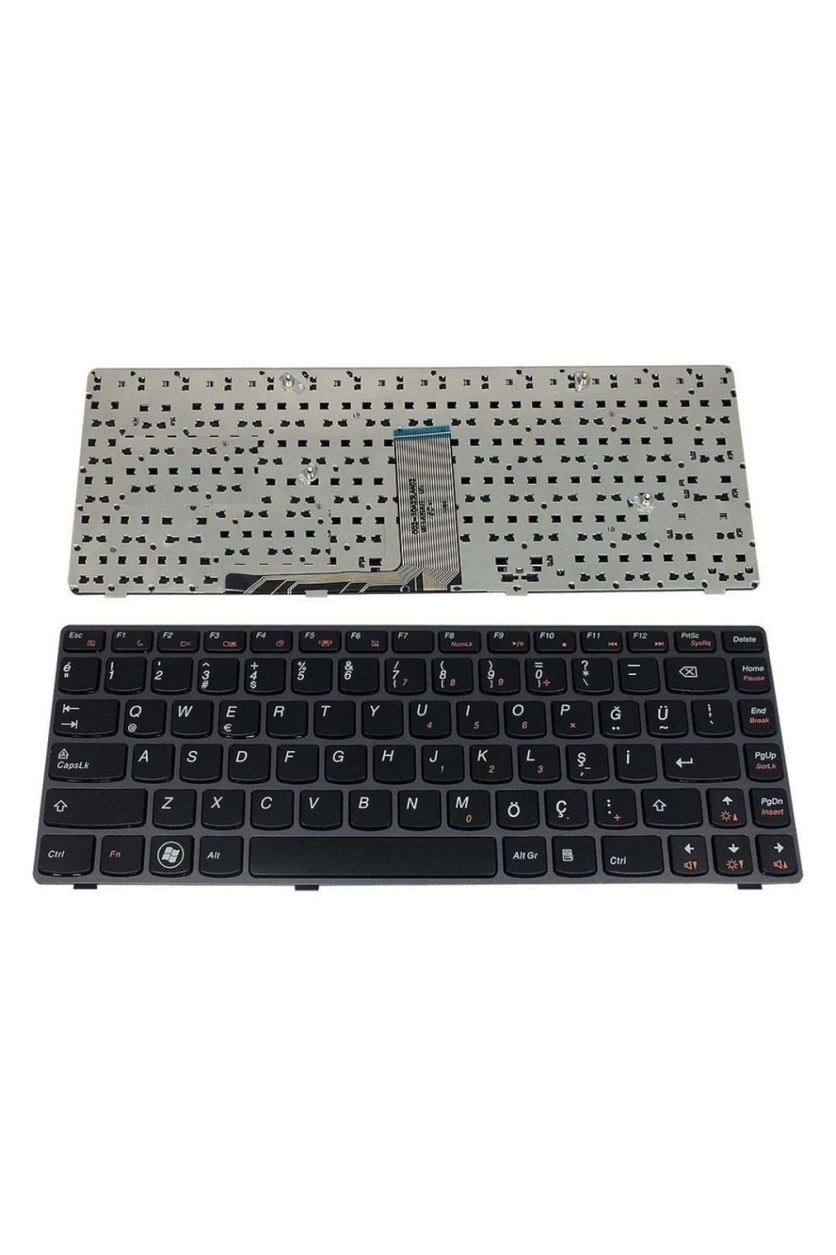 Lenovo ile Uyumlu MP-10A13US-6863 Notebook Klavye Siyah TR