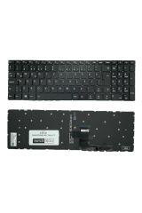 Lenovo ile Uyumlu V310-15ISK 80SY02PETX, V310-15ISK 80SY02PFTX Işıklı Klavye Siyah TR