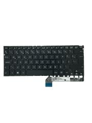 Asus ile Uyumlu Zenbook Flip 90NB0C02-R30TU0 Notebook Klavye Işıklı Siyah TR