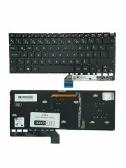 Asus ile Uyumlu Zenbook Flip NSK-WB90Q Notebook Klavye Işıklı Siyah TR
