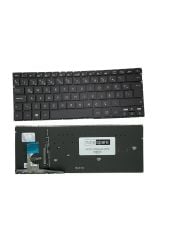 Asus ile Uyumlu Zenbook 90NB0CW1-R30250, ASM16A96TQJ528 Notebook Klavye Işıklı Siyah TR
