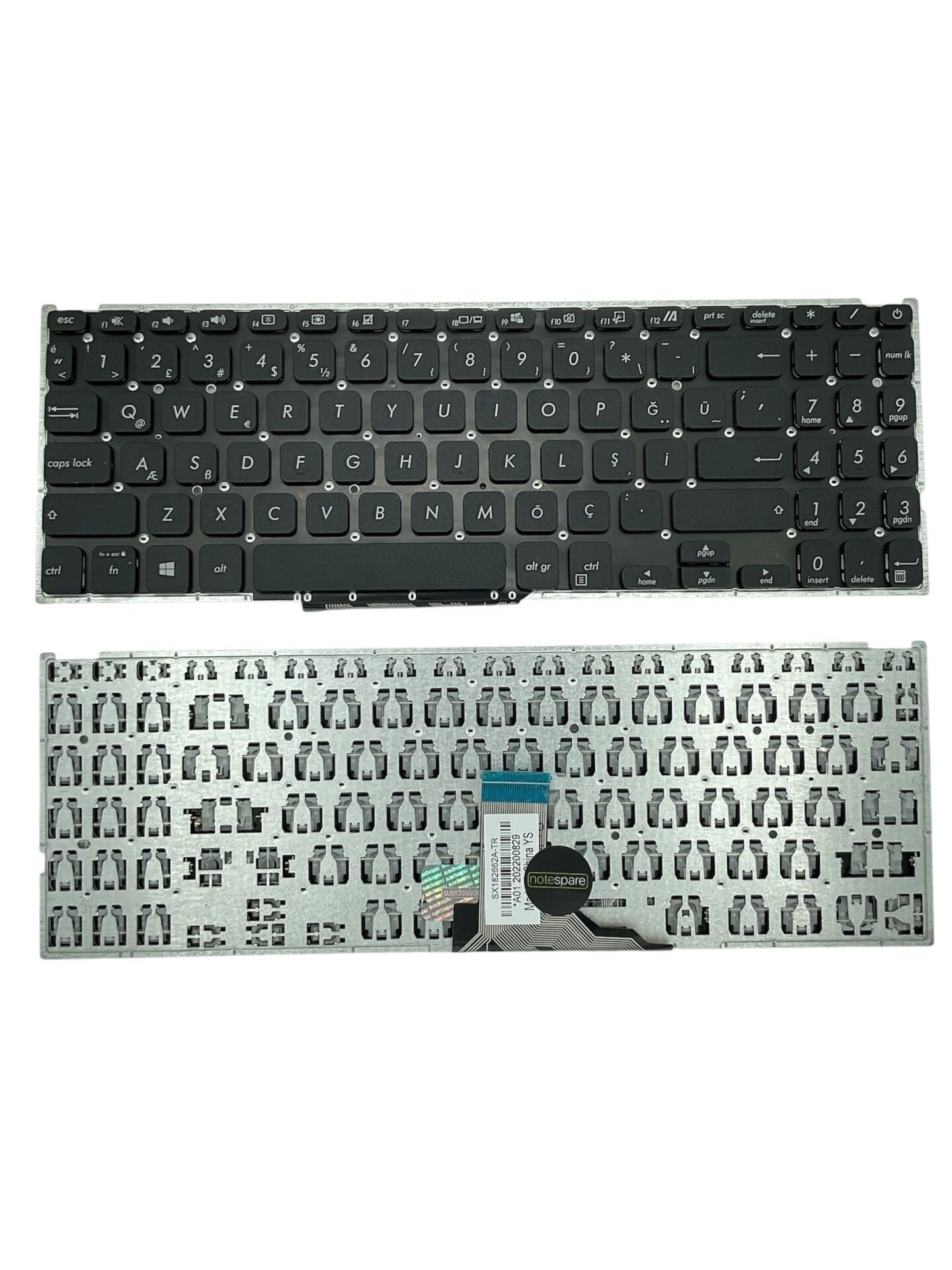Asus ile Uyumlu X515FA-EJ0652, X515FA-EJ0657, X515FA-EJ0658 Notebook Klavye Siyah TR