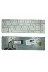 Hp ile Uyumlu Pavilion 15-r208nt L0F09EA, 15-r209nt L0F12EA Notebook Klavye Beyaz TR