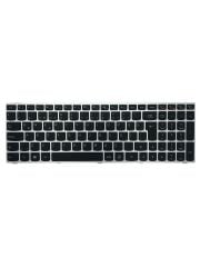 Lenovo ile Uyumlu B5080, B50-80, B5130, B51-30, B5135, B51-35 Notebook Klavye Gümüş Gri TR