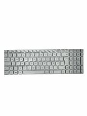Asus ile Uyumlu N56VM-S4062D, N56VV-S4013H Notebook Klavye Işıklı Gümüş Gri TR