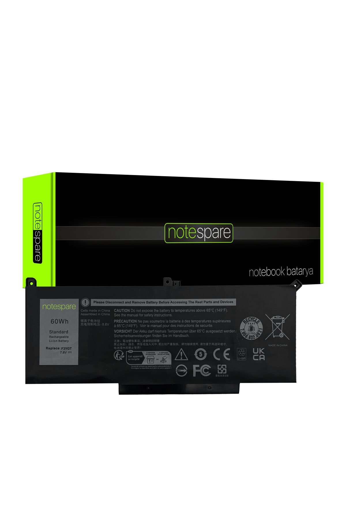 Dell ile Uyumlu Latitude 7390 N041L739013Emea_W Notebook Batarya Pil 4 CELL VERSİYON