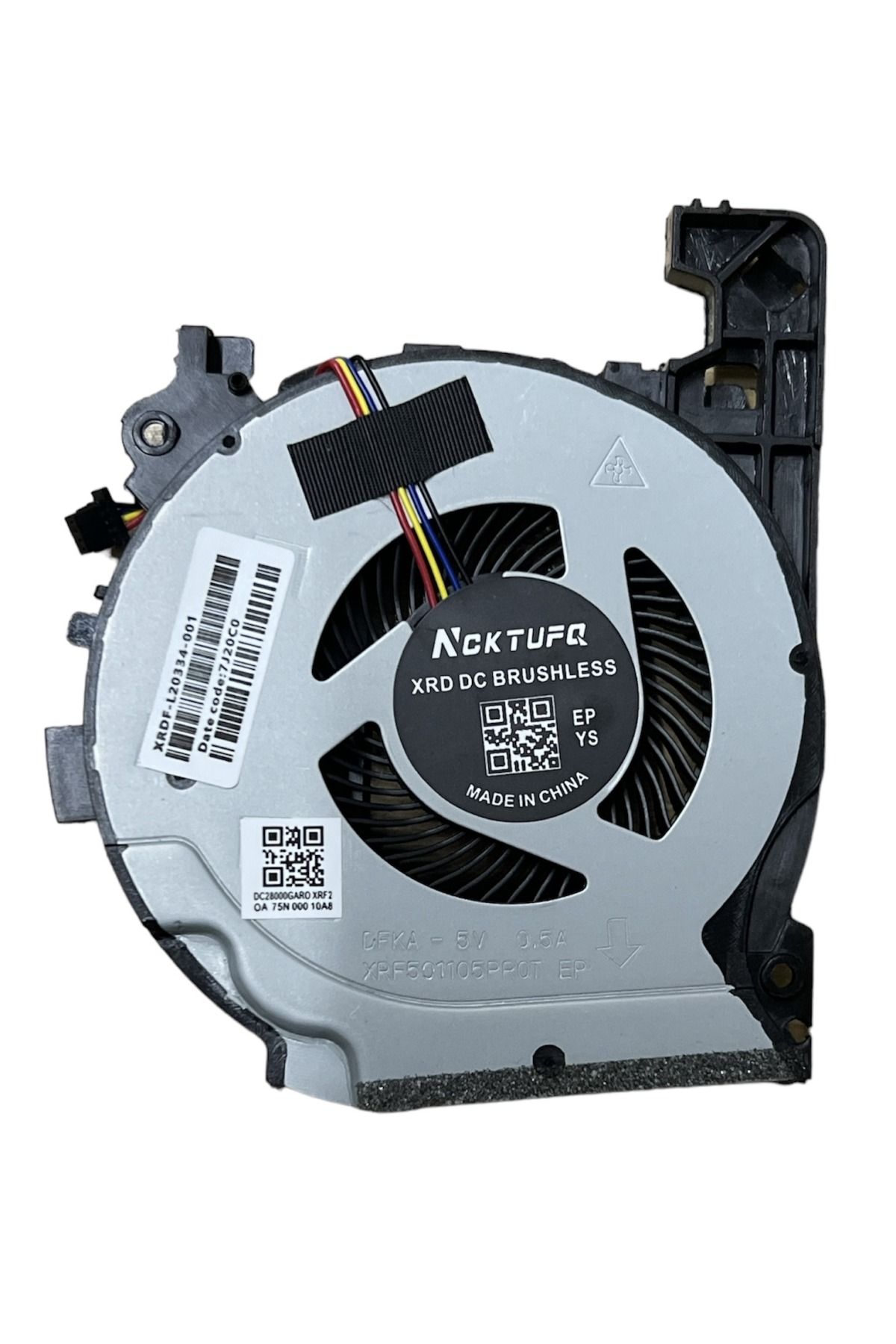 Hp ile Uyumlu 15-CX, 15-CX0000, TPN-C133 Uyumlu CPU Fan, İşlemci SOL Fanı