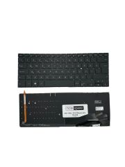 Asus ile Uyumlu TP410UF-EC034T, TP410UR-EC065T, TP410UR-EC084T Notebook Klavye Işıklı Siyah TR