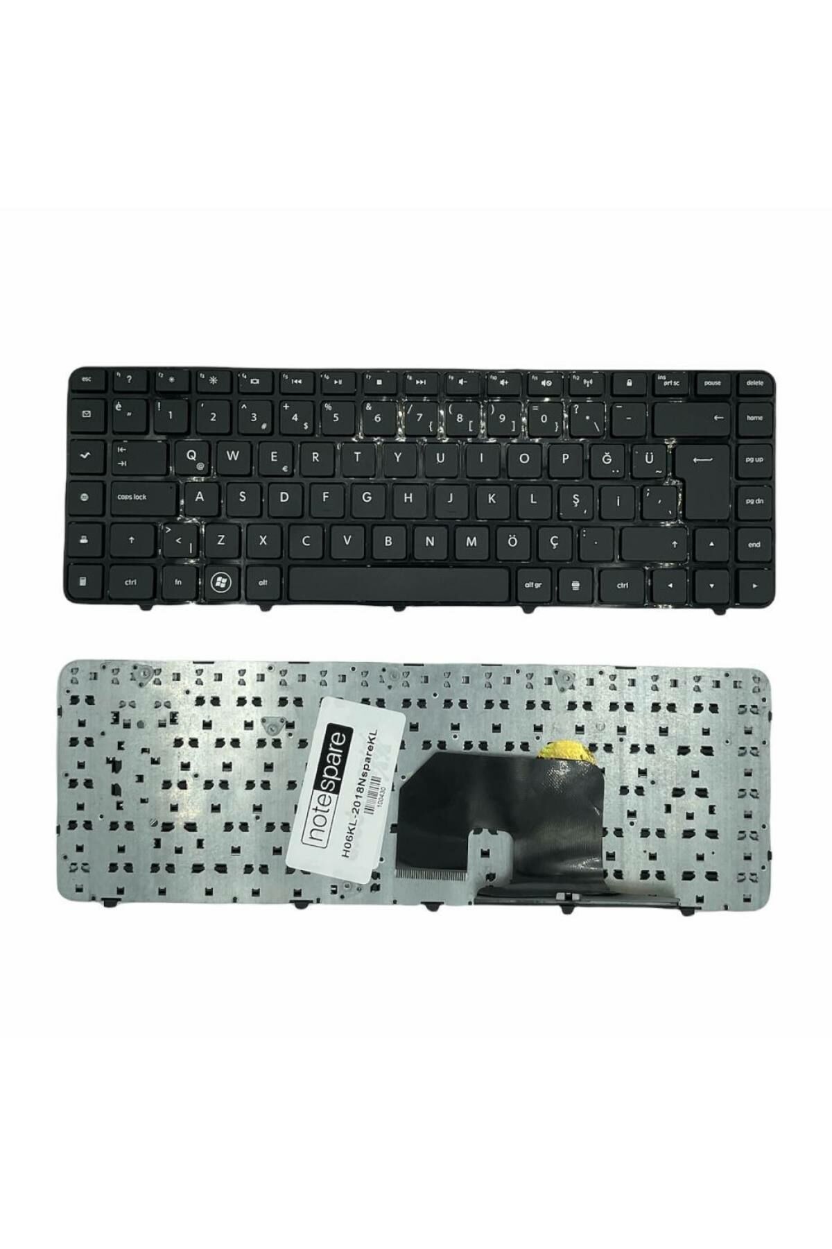Hp ile Uyumlu Pavilion Dv6-3300Et (Ll077Ea), Dv6-3300St (Lc855Ea) Notebook Klavye Siyah TR