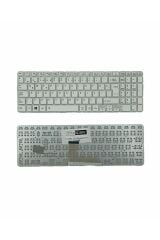 Toshiba ile Uyumlu Satellite L50-B, L50-C, L50D-B, L50D-C, L50Dt-B Notebook Klavye Beyaz TR
