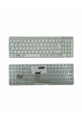 Toshiba ile Uyumlu Satellite L50-B-158, L50-B-160, L50-B-163, L50-B-169 Notebook Klavye Beyaz TR