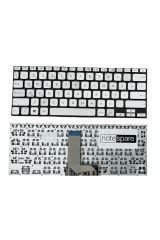 Asus ile Uyumlu X409JA-BV062, X409JB-EK003 Notebook Klavye Gümüş Gri TR