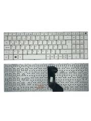Acer ile Uyumlu Aspire F5-521, F5-522, F5-571, F5-571G, F5-571T Notebook Klavye Beyaz TR