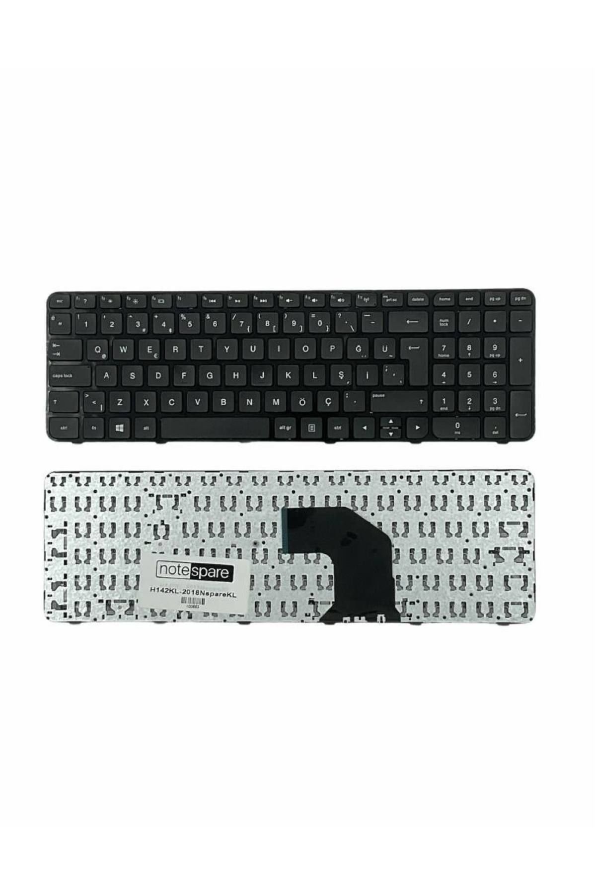 Hp ile Uyumlu Pavilion g6-2101st, g6-2102et, g6-2102st, g6-2103et Notebook Klavye Siyah TR