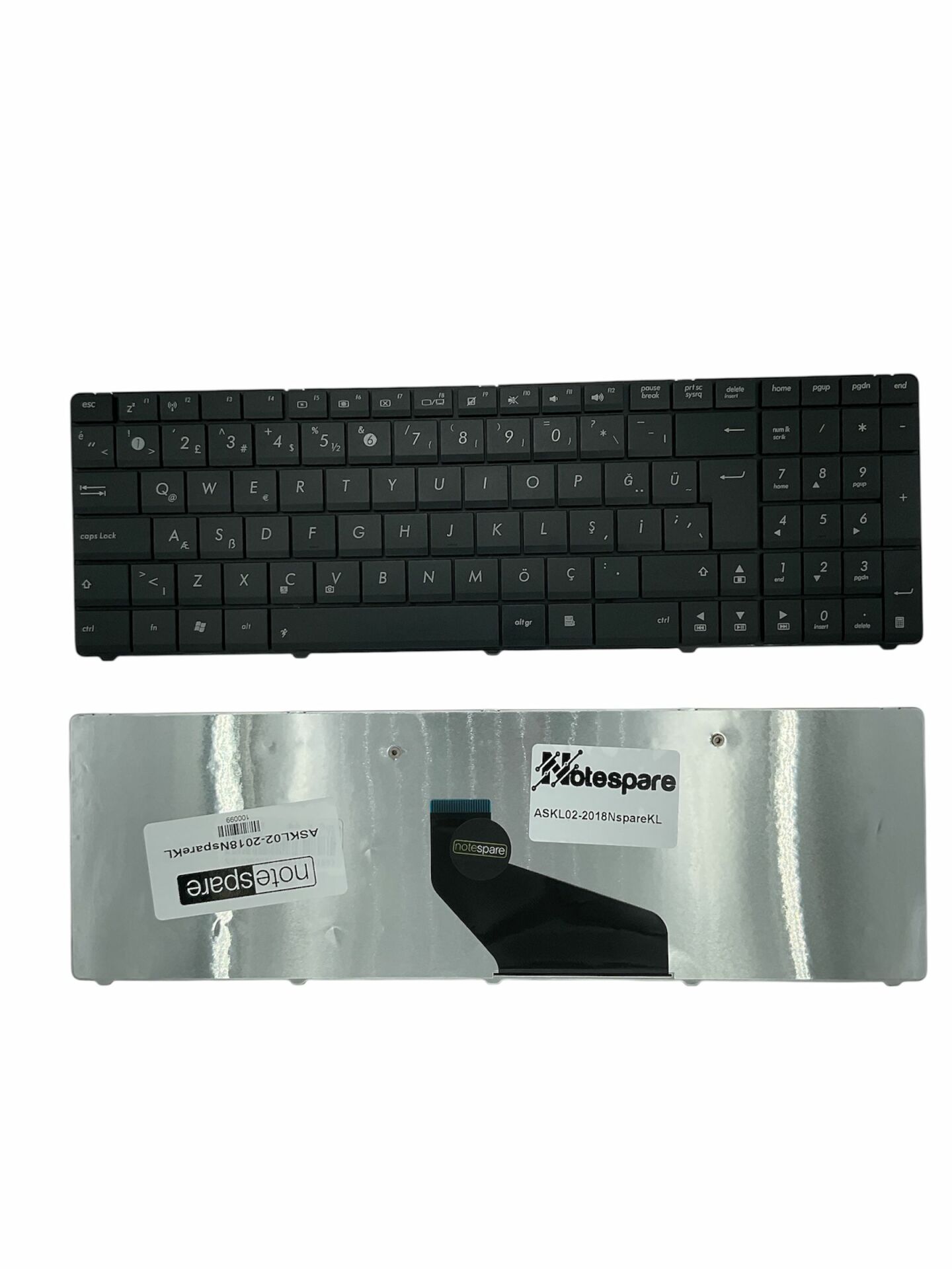 Asus ile Uyumlu X53B, X53BE, X53BR, X53BY Notebook Klavye Siyah TR
