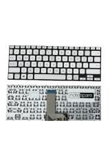 Asus ile Uyumlu X415EA-EK977W, X415MA-EK385W Notebook Klavye Gümüş Gri TR