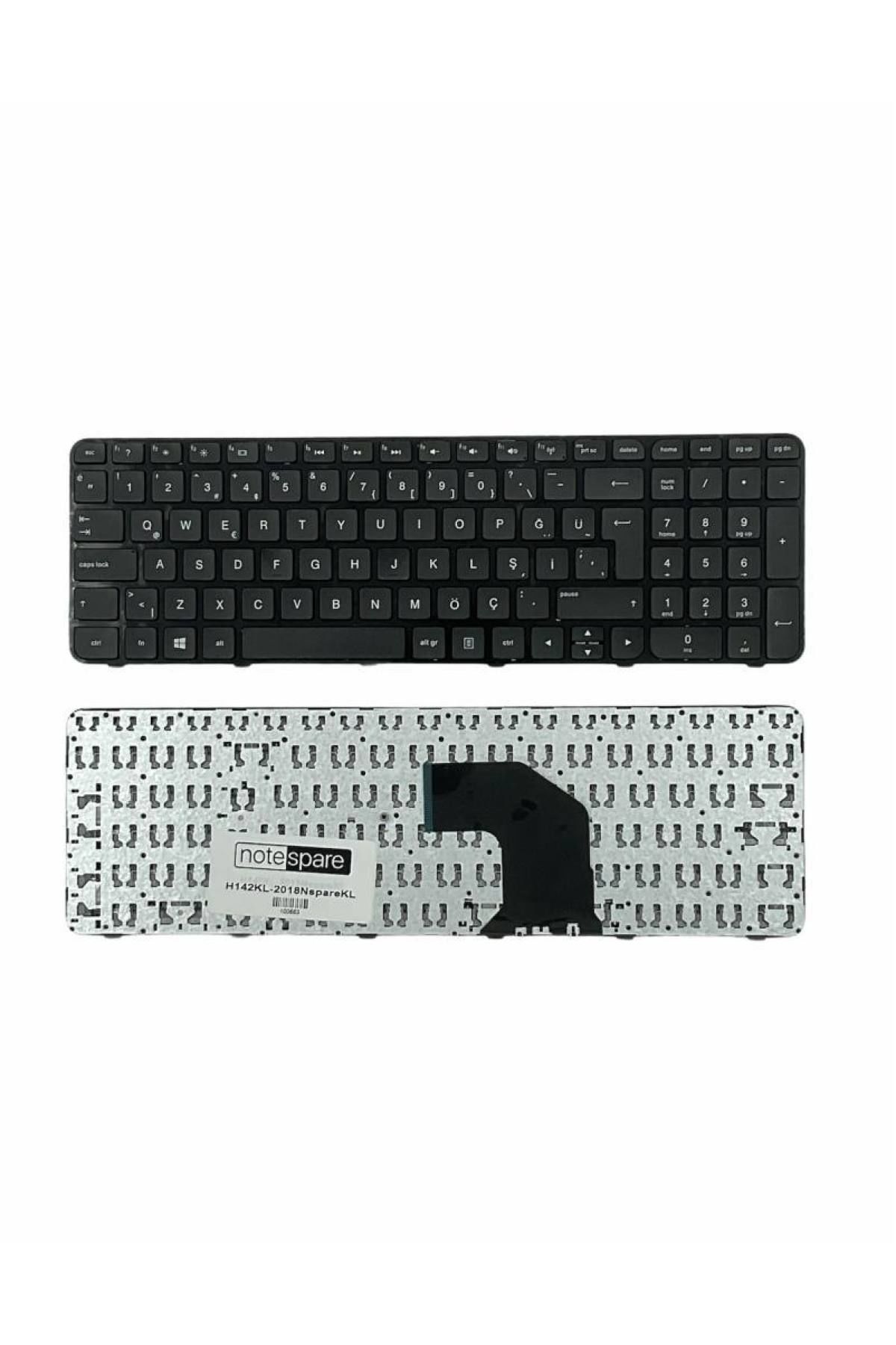 Hp ile Uyumlu Pavilion g6-2105st, g6-2106et, g6-2106st, g6-2107et Notebook Klavye Siyah TR