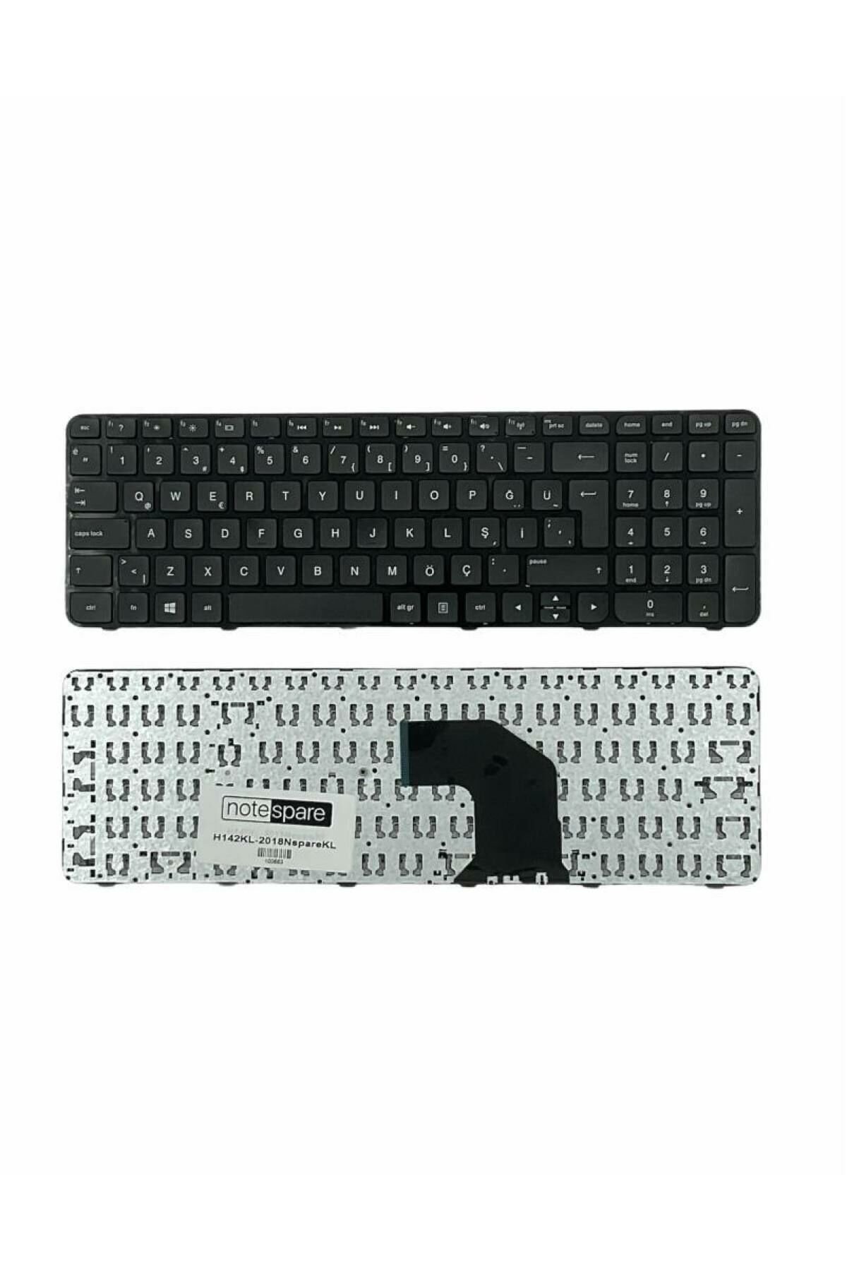 Hp ile Uyumlu Pavilion g6-2110st, g6-2113et, g6-2113st, g6-2114et Notebook Klavye Siyah TR