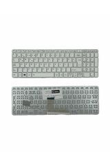 Toshiba ile Uyumlu Satellite L50-C-15C, L50-C-16F, L50-C-16G, L50-C-16H Notebook Klavye Beyaz TR