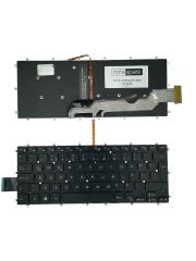 Dell ile Uyumlu Inspiron 13 7378 P69G Işıklı Klavye Siyah TR Büyük Enter Versiyon