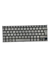 Asus ile Uyumlu Zenbook UX21E-KX002V, UX21E-DH52, UX21E-DH71 Notebook Klavye Gümüş Gri TR