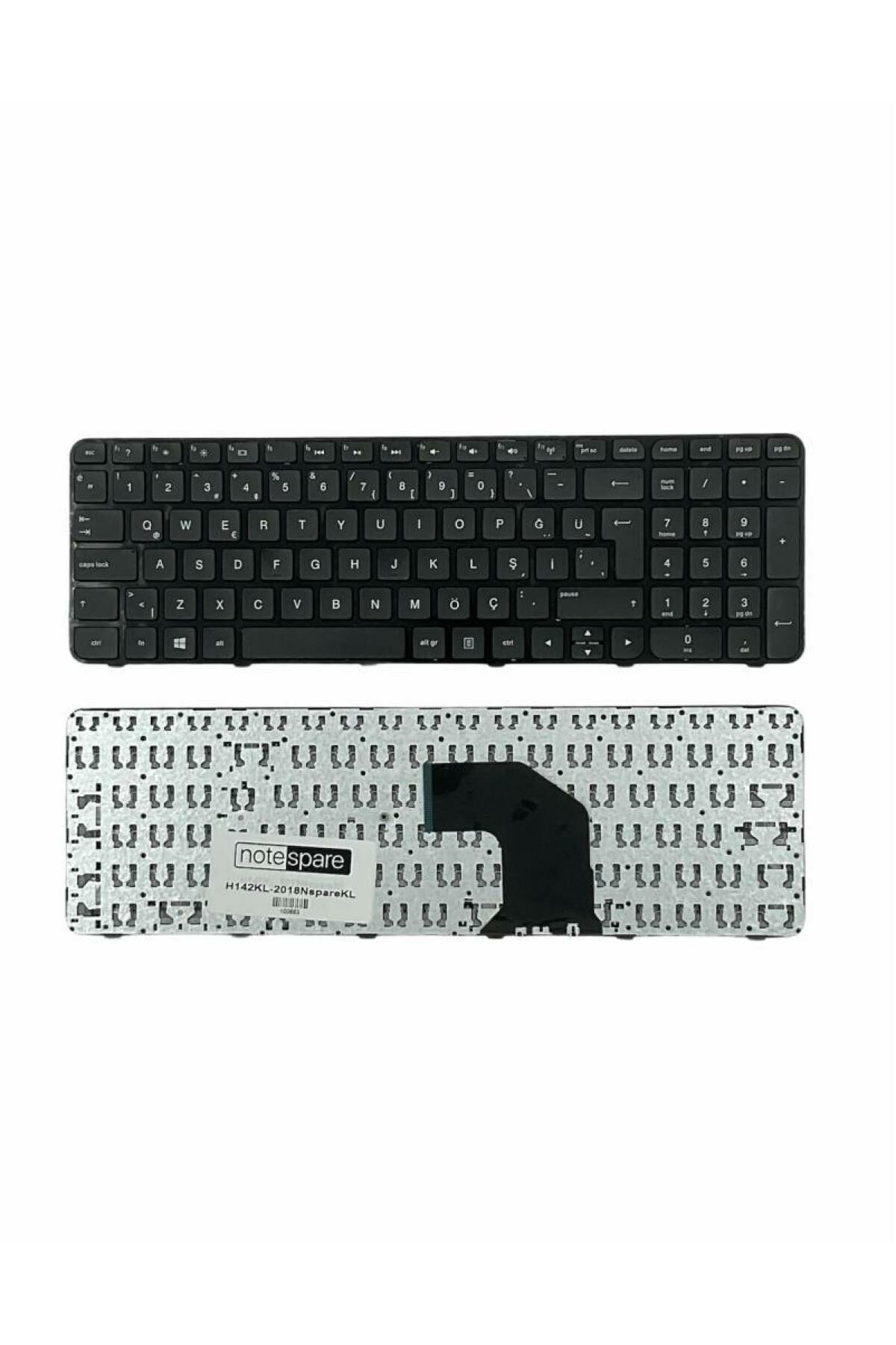 Hp ile Uyumlu Pavilion G6-2176Et (C1T36Ea), G6-2201Et (C0Y39Ea) Notebook Klavye Siyah TR