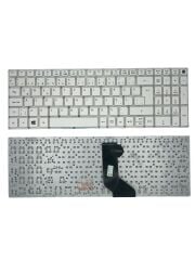 Acer ile Uyumlu Aspire V5-591, V5-591G Notebook Klavye Beyaz TR