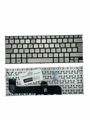 Asus ile Uyumlu 9Z-N8KBC.40T, PK130SO630S Notebook Klavye Gümüş Gri TR