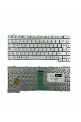 Toshiba ile Uyumlu Satellite A300-17N, A300-17S, A300-1AL Notebook Klavye Gümüş Gri TR