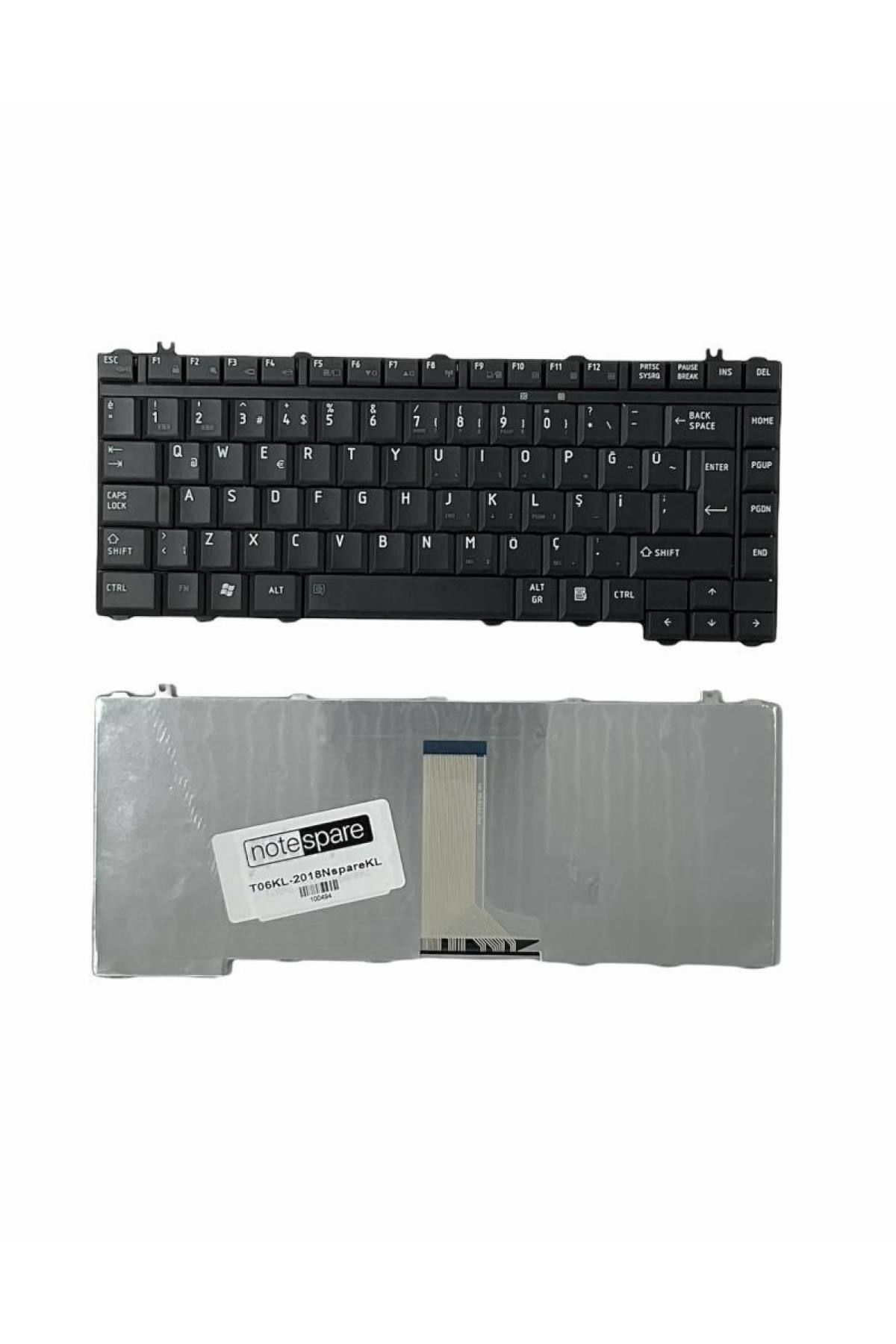 Toshiba ile Uyumlu Satellite A300-1QG, A300-1T2, A300-1TM, A300-20A Notebook Klavye Siyah TR