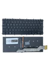 Dell ile Uyumlu Inspiron 5379-TG55F82C Işıklı Klavye Siyah TR Büyük Enter Versiyon