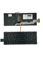 Dell ile Uyumlu Inspiron 7373 TG55W82C Işıklı Klavye Siyah TR Büyük Enter Versiyon