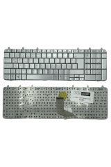 Hp ile Uyumlu Pavilion DV7-1203ET, DV7-1206ET, DV7-1208ET, DV7-1209ET Notebook Klavye Gümüş Gri TR