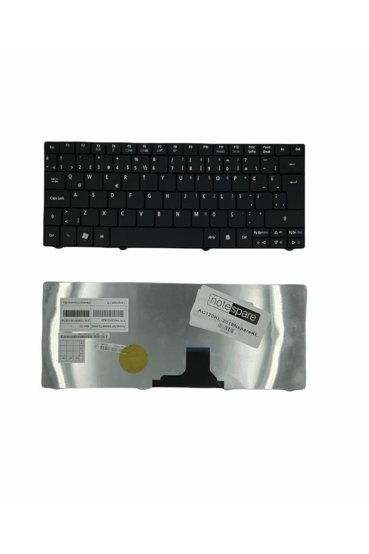 Packard Bell ile Uyumlu MS2297, ZA3, ZA5, ZA8, ZH7 Notebook Klavye Siyah TR