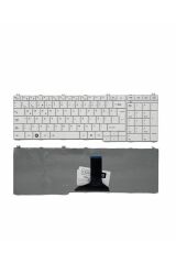 Toshiba ile Uyumlu AEBL6700020-RU, AEBL6700030-RU, AEBL6A00020-TF Notebook Klavye Beyaz TR