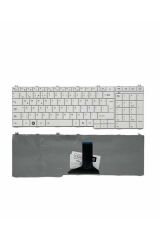Toshiba ile Uyumlu MP-05693US-F51, MP-09M83US6698, MP-09M83US6920 Notebook Klavye Beyaz TR