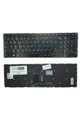 Toshiba ile Uyumlu Satellite L50-B-1U5, L50-B-1U6, L50-B-1UP, L50-B-1V2 Işıklı Klavye Siyah TR