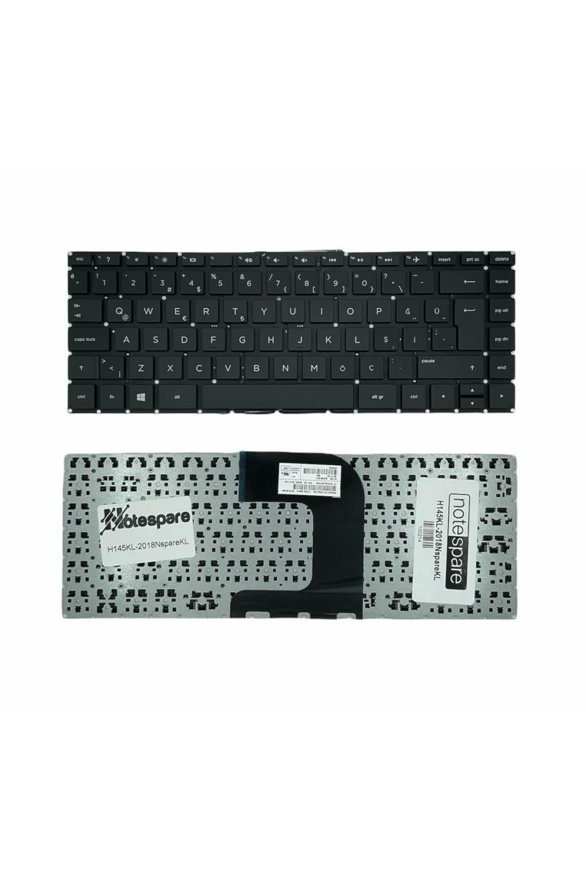 Hp ile Uyumlu 757922-001, 757922-141, 785871-001, 785871-141 Notebook Klavye Siyah TR