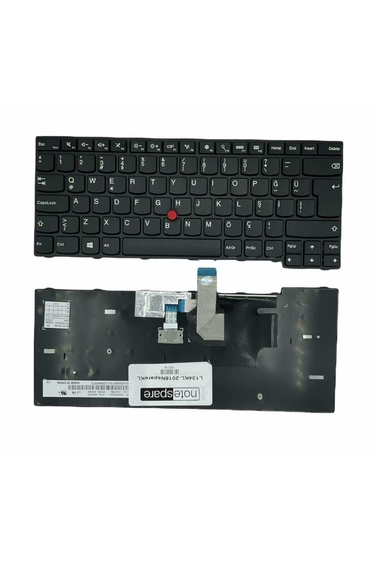 Lenovo ile Uyumlu 04Y2791, 0C02243, 0C43906, 0C43972 Notebook Klavye Siyah TR