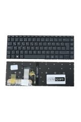 Hp ile Uyumlu EliteBook x360 1040 G5 (5DF63EA), 1040 G5 (5DF65EA) Notebook Klavye Işıklı Siyah TR