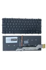 Dell ile Uyumlu Vostro 14-5468, 14-5471 Işıklı Klavye Siyah TR Büyük Enter Versiyon