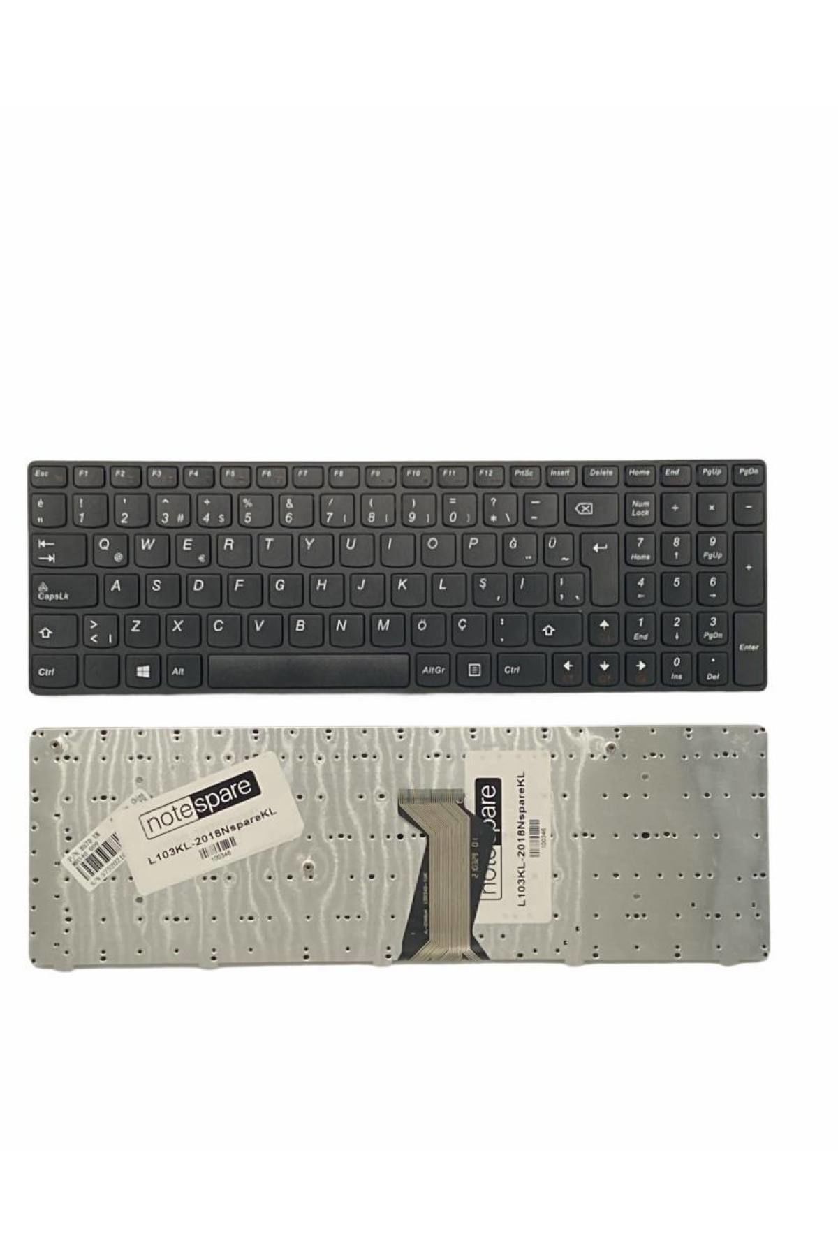 Lenovo ile Uyumlu T4TQ Notebook Klavye Siyah TR
