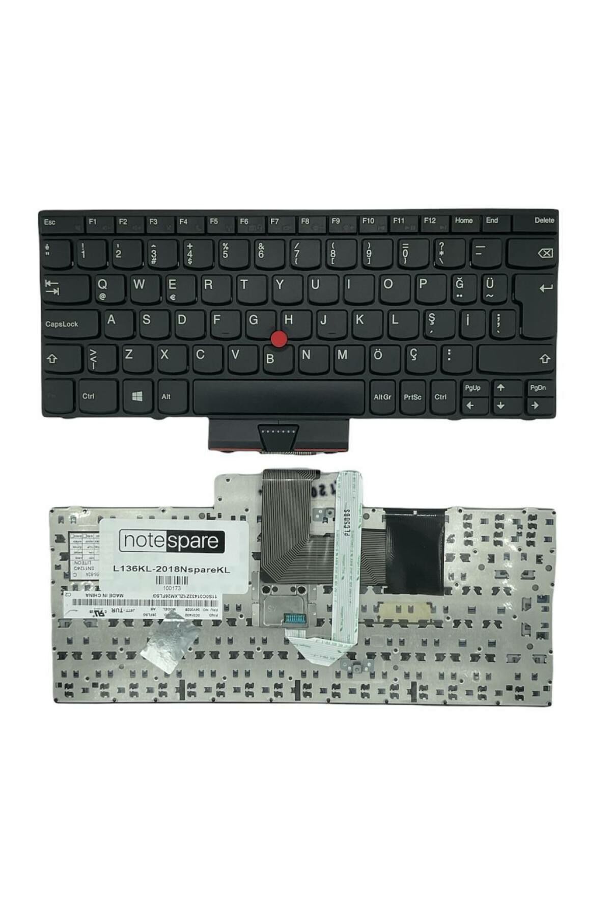 Lenovo ile Uyumlu 60Y9403, 60Y9438, 60Y9466, 60Y9473 Notebook Klavye Siyah TR